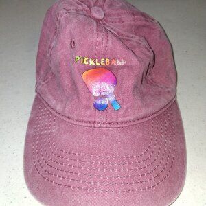 Pink 6-Color Pickleball Cap: Unisex, Distressed Wash, Adjustable, Sunshade